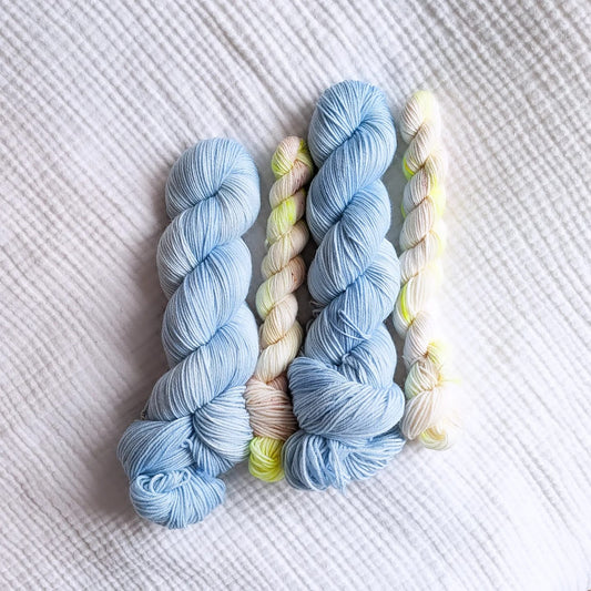 Baby Blue Eyes x Pep Talk Sock Set